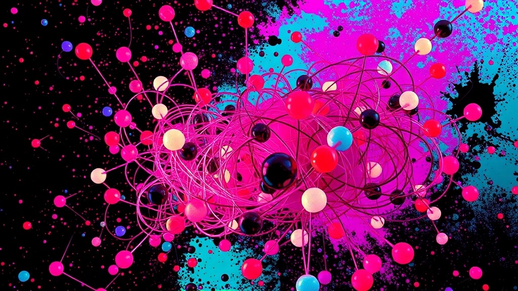 양자역학의 탄생과 기본 원리 (popart 스타일)