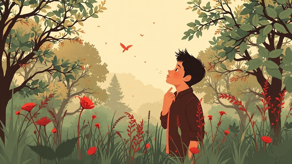 꽃가루 알레르기, 왜 생길까요? (illustration 스타일)