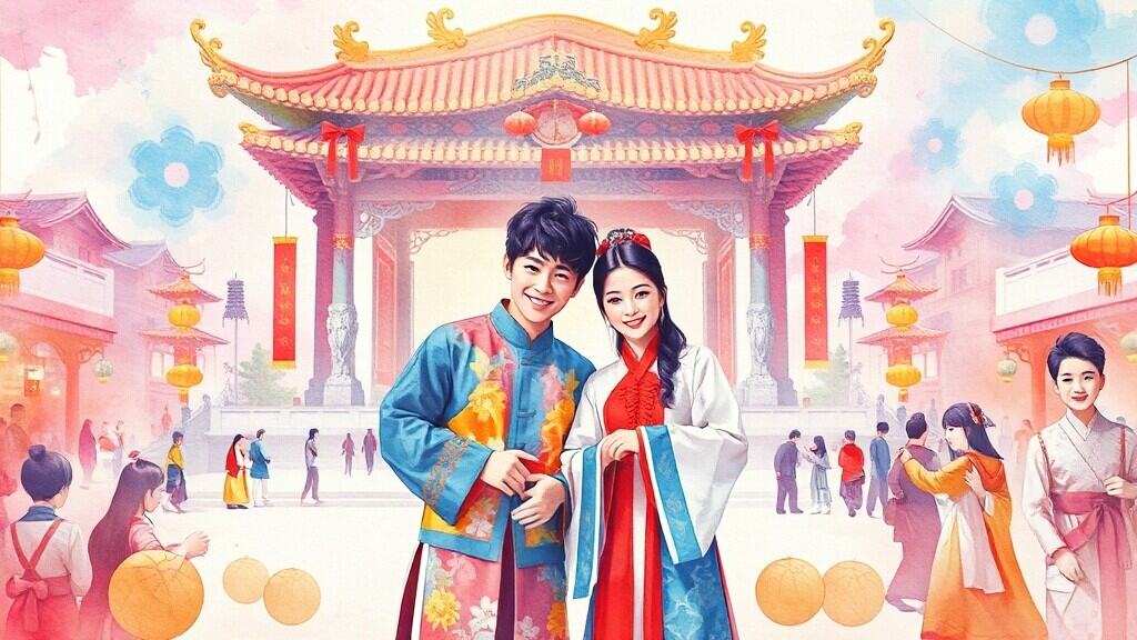 놓치면 후회! 2025 남원춘향제 (watercolor 스타일)
