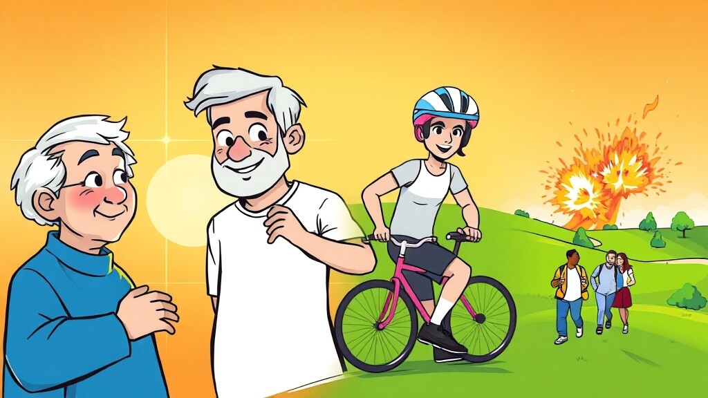 4대 보험, 왜 중요할까요? (cartoon 스타일)